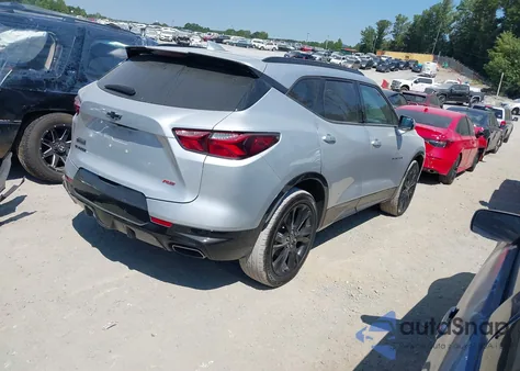 2021 Chevrolet Blazer Fwd Rs из США, поврежденный, VIN 3GNKBERS3MS531879